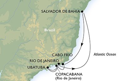 Rio de Janeiro: Salvador, Cabo Frio, Copacabana e Ubatuba