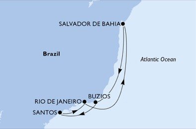 CARNAVAL: Santos > Rio de Janeiro + PERNOITE em SALVADOR + Búzios