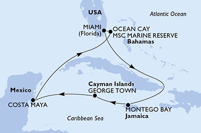 United States,Jamaica,Cayman Islands,Mexico,Bahamas