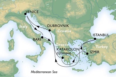 MEDITERRANEO - Italia,  Grecia,  Turchia,  Croazia