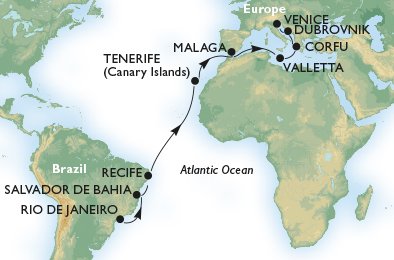 Rio de Janeiro: Espanha, Malta, Grécia e Croácia