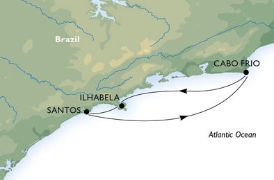 Santos: Cabo Frio e Ilhabela