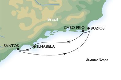 Santos: Búzios, Cabo Frio e Ilhabela