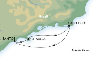 Santos: Ilhabela e Cabo Frio