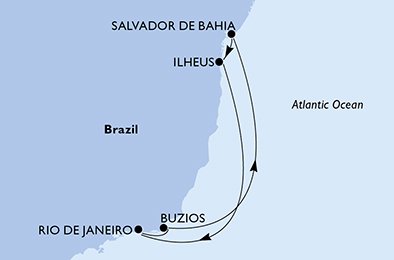 Rio de Janeiro: Búzios, Salvador e Ilhéus 