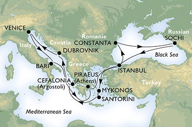 Варианты недорогих круизов в 2015 году (архив)