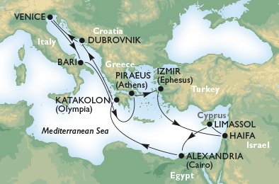 Выбираем общефорумный круиз на весну 2016