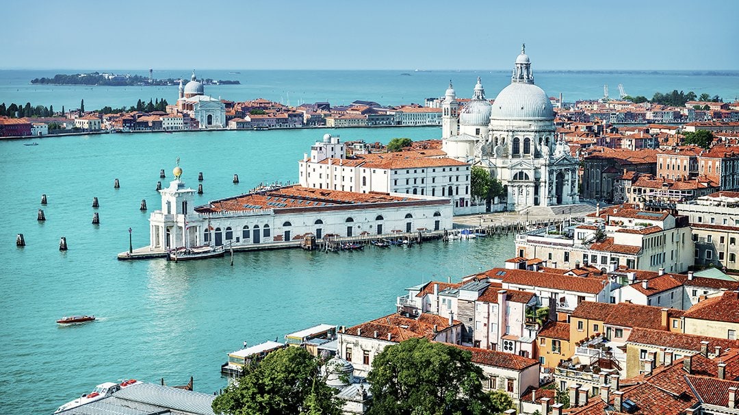Vista della basilica e dei canali di Venezia | MSC Crociere Vista della basilica e dei canali di Venezia | MSC Crociere