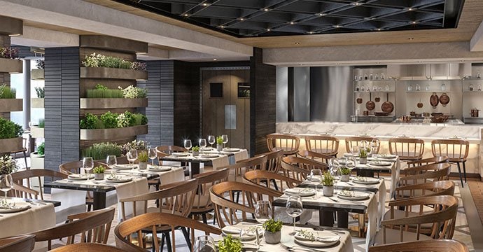 Chef's kitchen garden, MSC World Europa | MSC Cruises