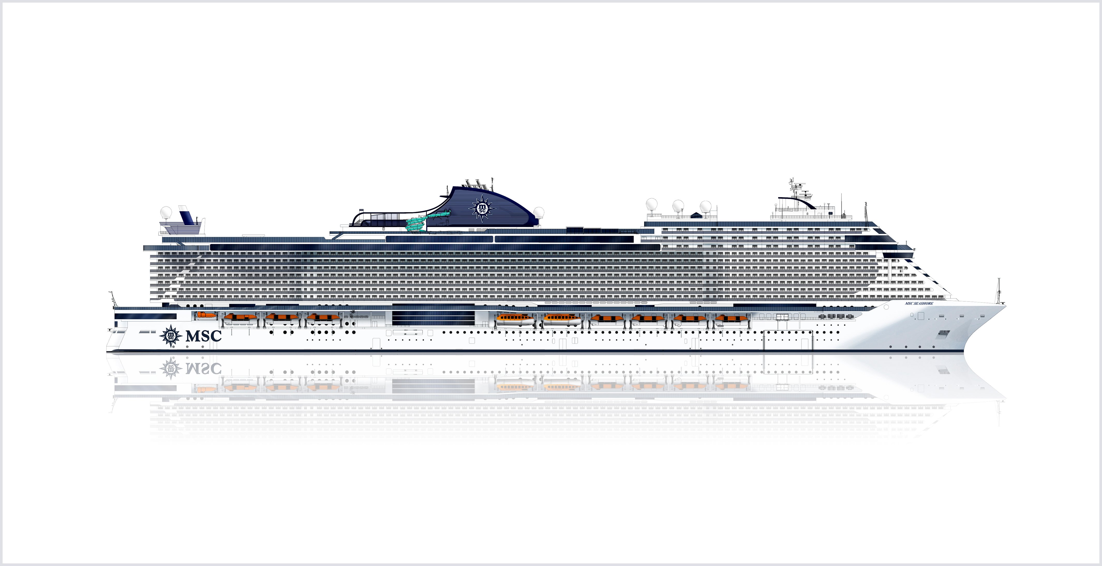 MSC Seashore la nuova nave della classe Seaside MSC Crociere MSC Seashore la nuova nave della classe Seaside MSC Crociere