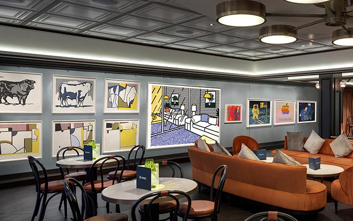 The Art Wall on MSC Virtuosa | MSC Cruises