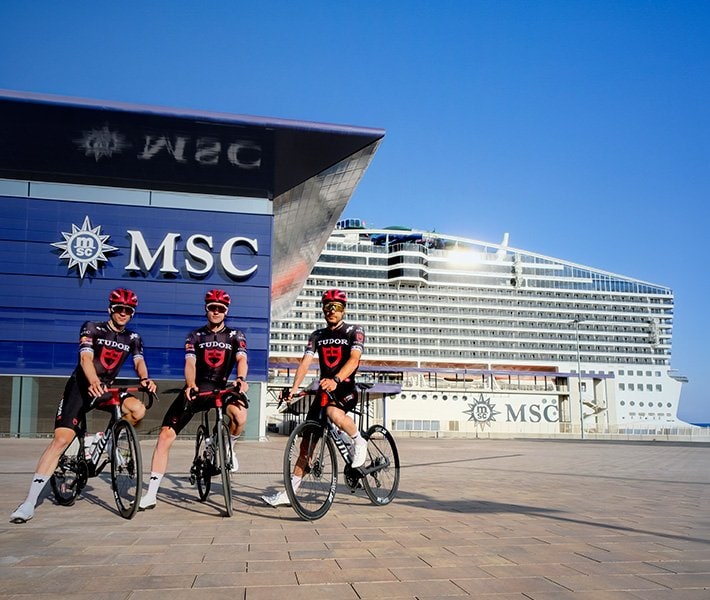 Ciclisti sponsor Tudor | MSC Crociere Ciclisti sponsor Tudor | MSC Crociere