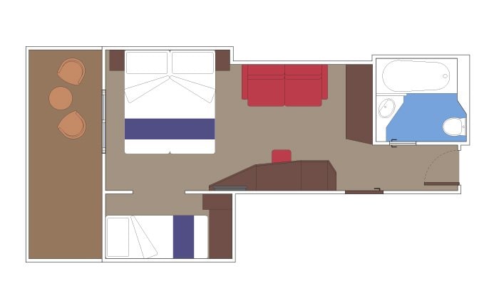 MSC Meraviglia | Balcony cabin MSC Meraviglia | Balcony cabin
