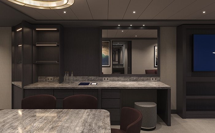 MSC Yacht Club Royal suite with whirlpool bath, MSC Poesia | MSC Cruises MSC Yacht Club Royal suite with whirlpool bath, MSC Poesia | MSC Cruises