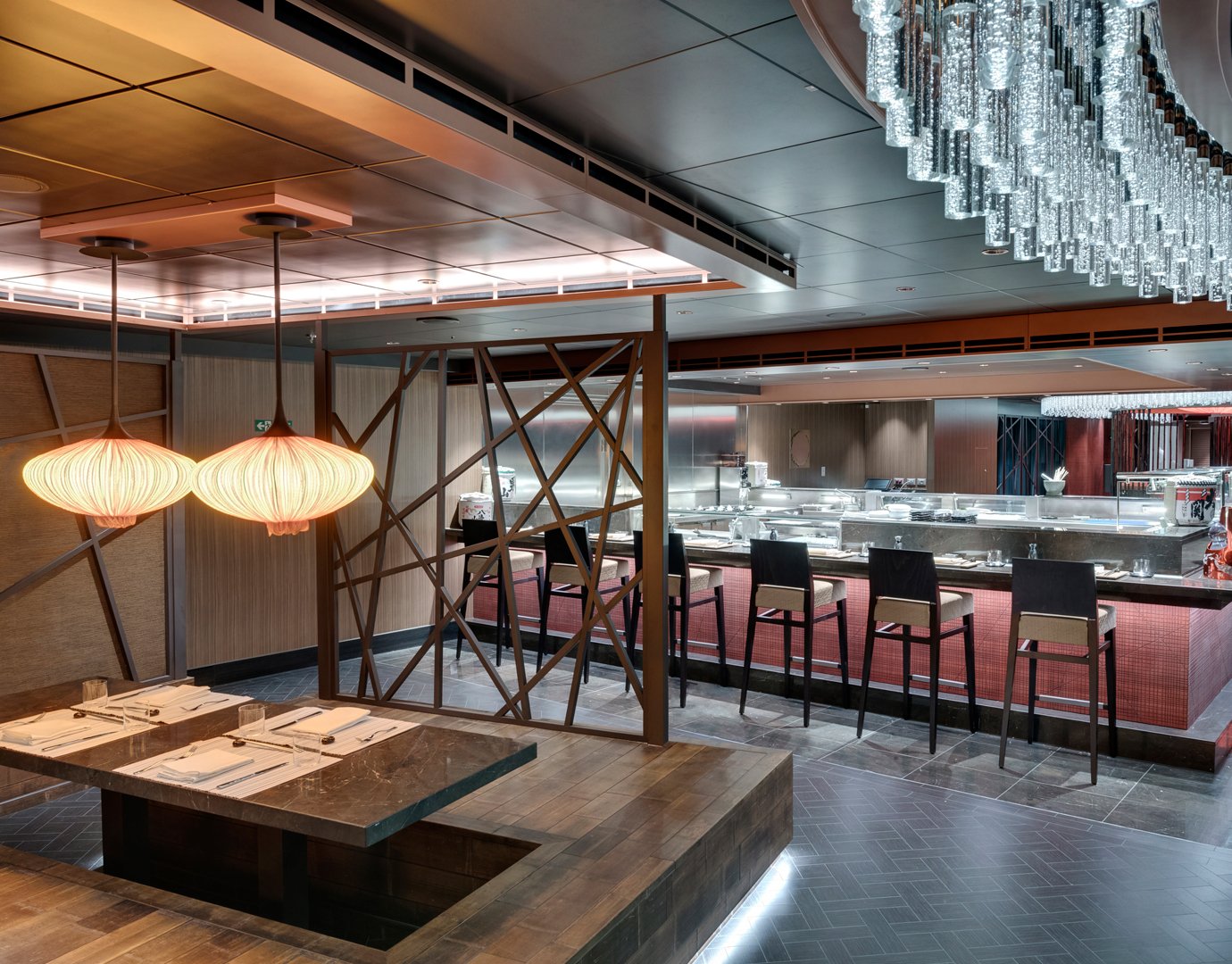 MSC Seaside Restaurant Bar Pan Asian Market Kitchen 02 MSC Seaside Restaurant Bar Pan Asian Market Kitchen 02