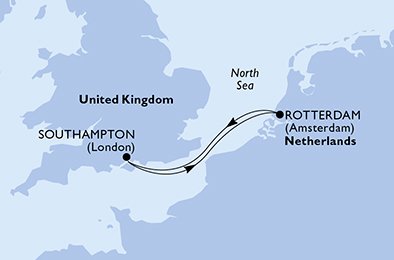 Southampton,Rotterdam,Southampton