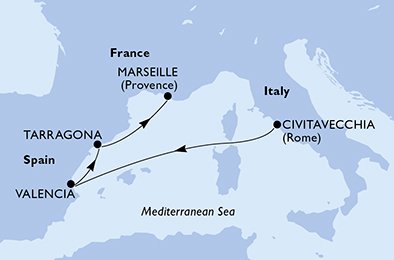 Visiting: Valencia, Tarragona, Marseille